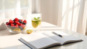 behåll en hälsosam rutin och konsekvens
